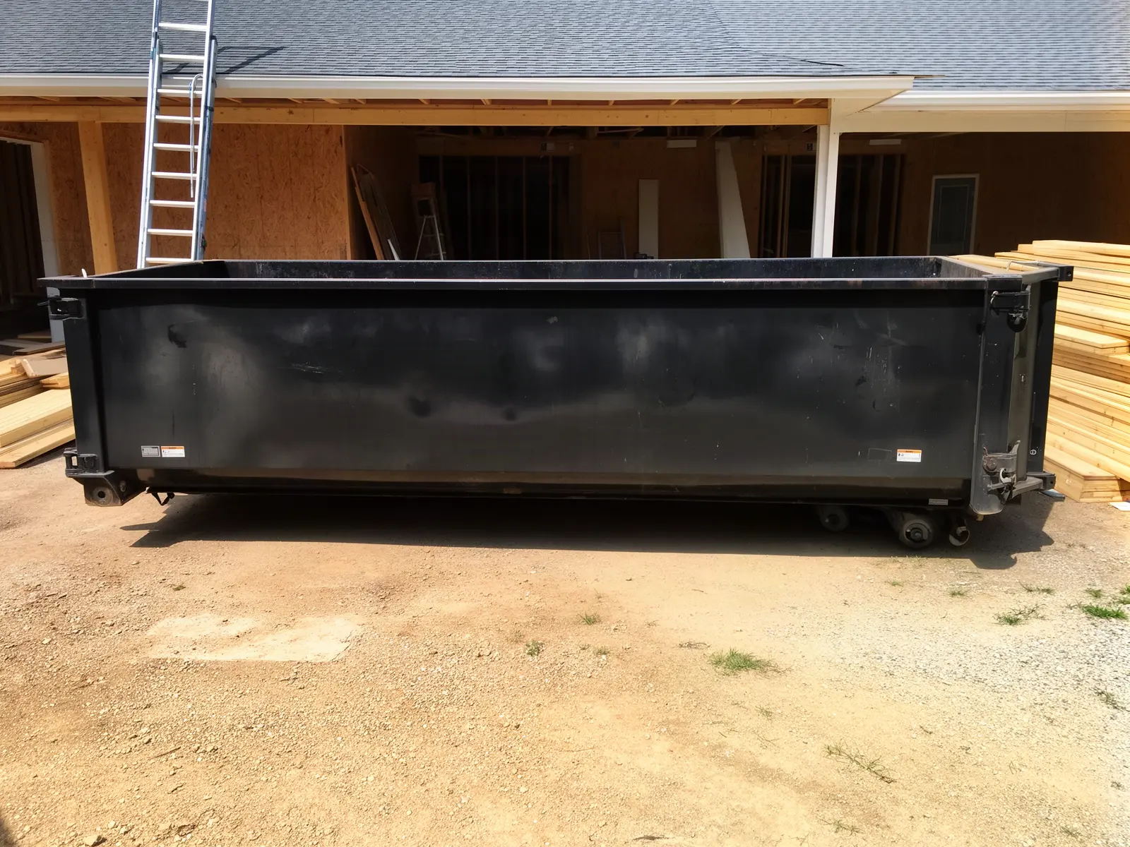 Roll-off dumpster from Tripp Brothers Dumpster Rental in Waite Park, MN